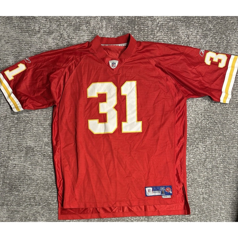 Reebok Priest Holmes Kansas City Chiefs NFL Jersey Red 2XL